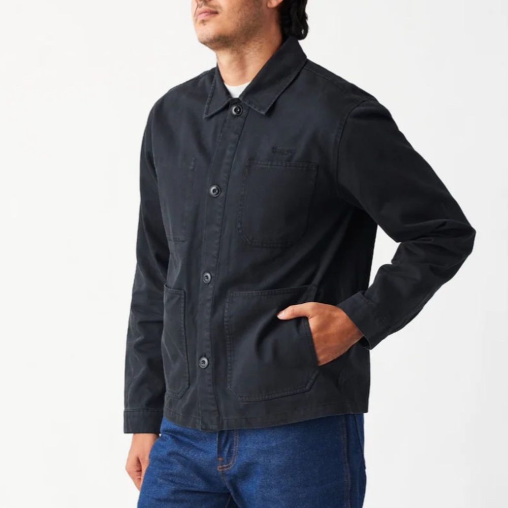 Men's Black Chore Coat